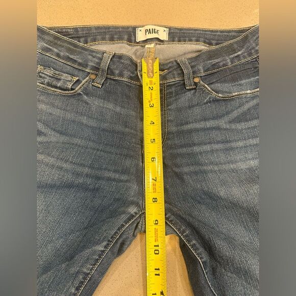 Paige Verdugo Crop Zach Distressed Jeans- size 28 - Picture 11 of 14